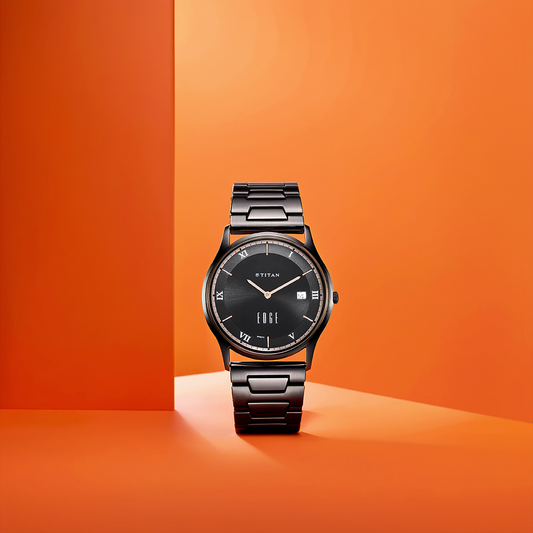 Đồng hồ Titan Quartz Analog mặt đen dành cho nam