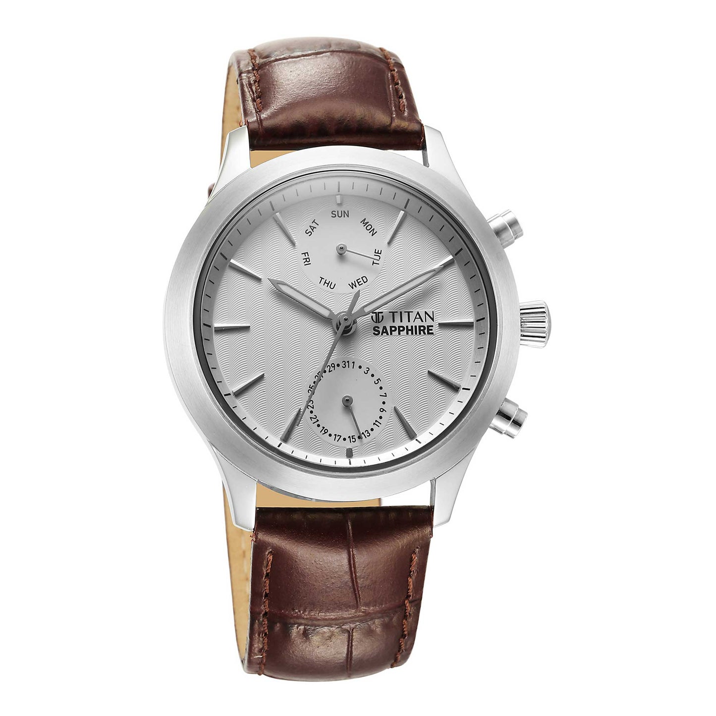Đồng hồ nam TITAN Sapphire Multifunction 1874SL03 dây kim loại