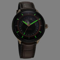 Đồng hồ Nam TITAN NULL dây da mặt màu nâu - 10028KL02