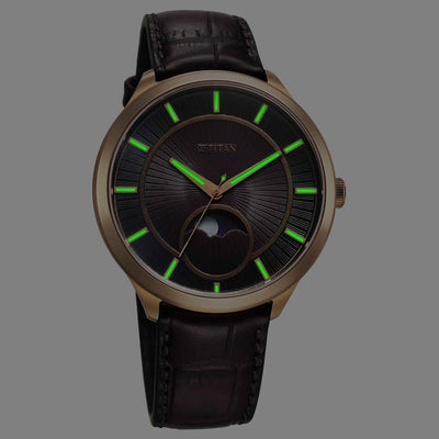 Titan Caelum Sun Moon Sub-Dial in Imperial Purple - Stellar Edition