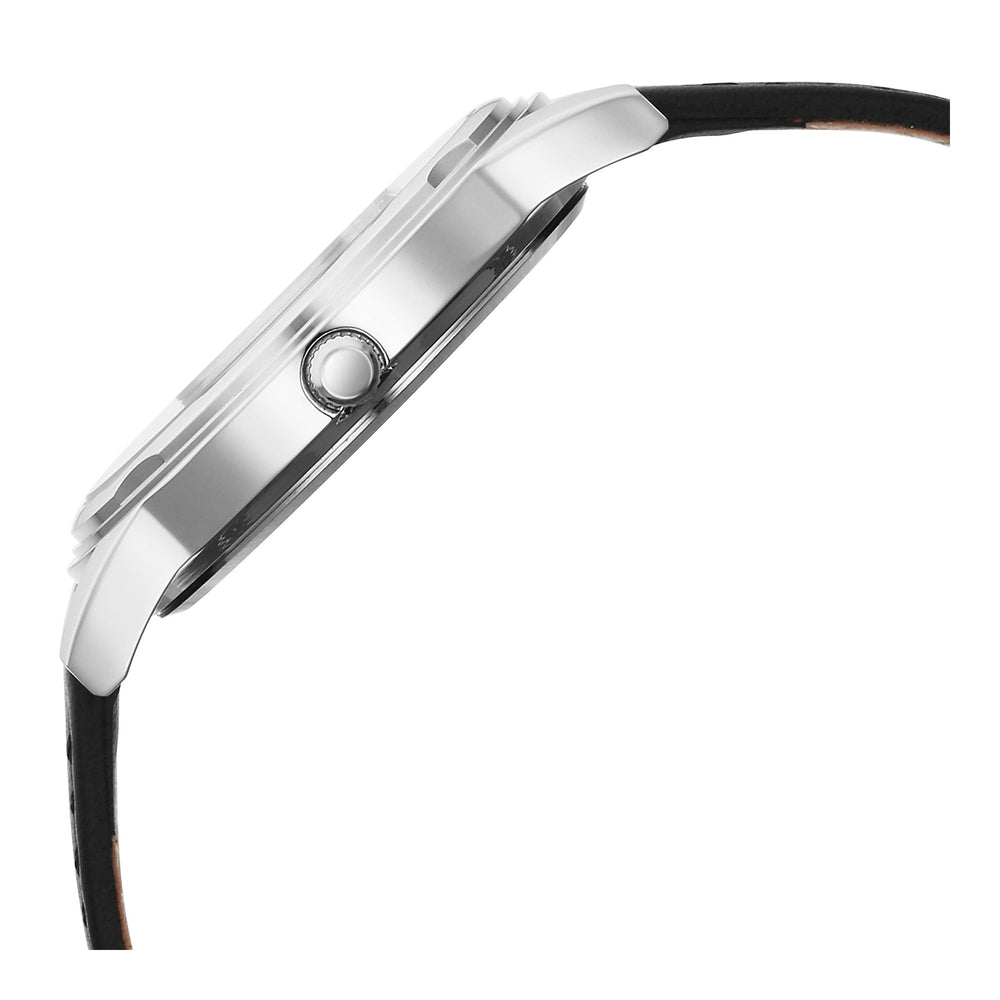 Đồng hồ Nam TITAN Null dây da mặt màu đen - 1638SL02