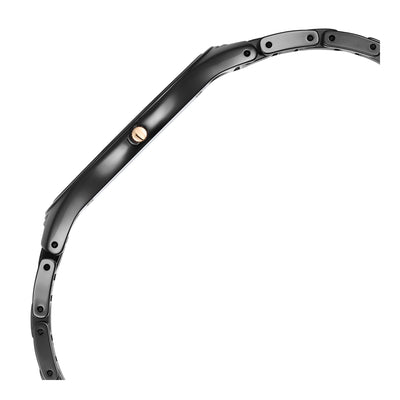 Đồng hồ Nam TITAN Null dây thép không gỉ mặt màu đen - 1696NC12