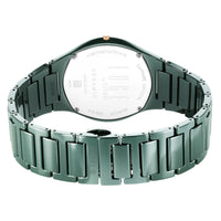 Titan Edge Ceramic Green Dial Analog Ceramic Strap watch for Men
