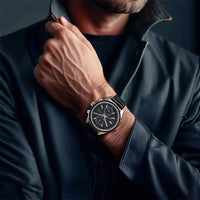 Đồng hồ Nam TITAN dây da Neo 2 Gents mặt Xanh 48 mm - 1733KL01