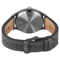 Titan Neo Economy V Grey Round Dial Leather Strap Watch For Men