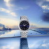 Đồng hồ Nam TITAN dây thép không gỉ Titan Trendsetters Blue Dial mặt màu Xanh 40 mm - 1823SM02