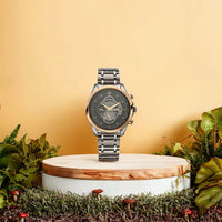 Đồng hồ Nam TITAN dây thép không gỉ Maritime mặt màu Đen 45 mm - 1830KM01