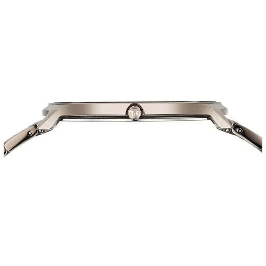 Đồng hồ Nam TITAN dây thép không gỉ Edge Baseline màu Đen 38 mm - 1843QM02