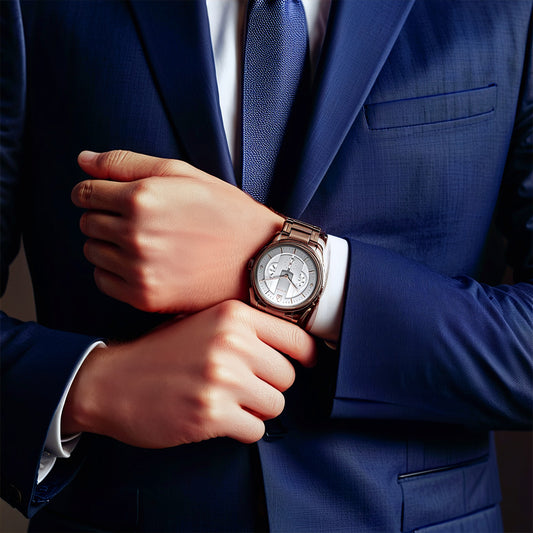 Đồng hồ Nam TITAN dây thép không gỉ Quartet mặt màu Xám 42 mm - 1882QM01