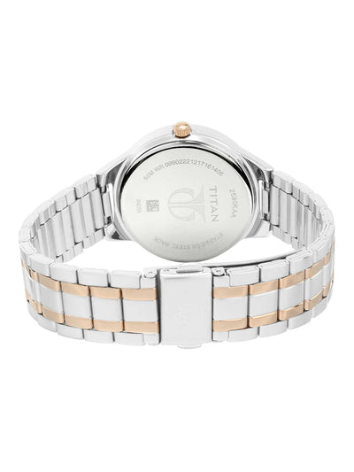 Đồng hồ Nữ TITAN dây thép không gỉ Neo Moon mặt màu Anthracite 34 mm - 2590KM02