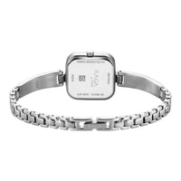 Titan Raga Silver Square Dial Stainless Steel Analog Watch for Women