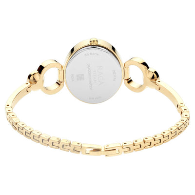 Titan Raga Viva Champagne Dial Analog with Day and Date Metal Strap watch for Women