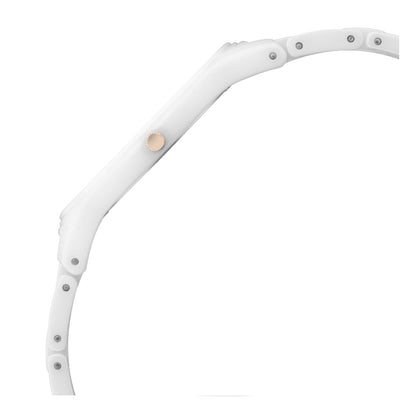 Titan Edge Ceramic White Dial Analog Ceramic Strap watch for Women