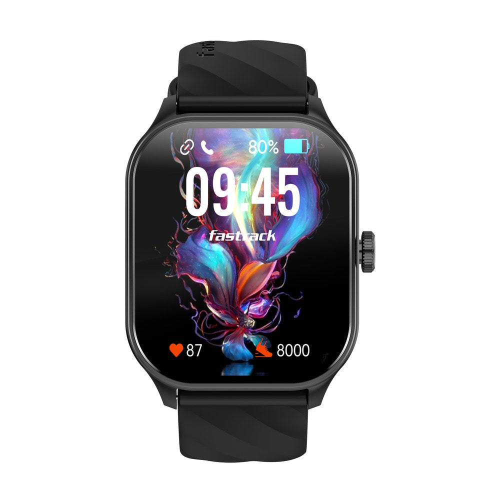 Fastrack Reflex Power|Màn hình cong Super AMOLED 1,96"|Gọi BT SingleSync|Độ phân giải pixel 410 x 502|IP68 WR
