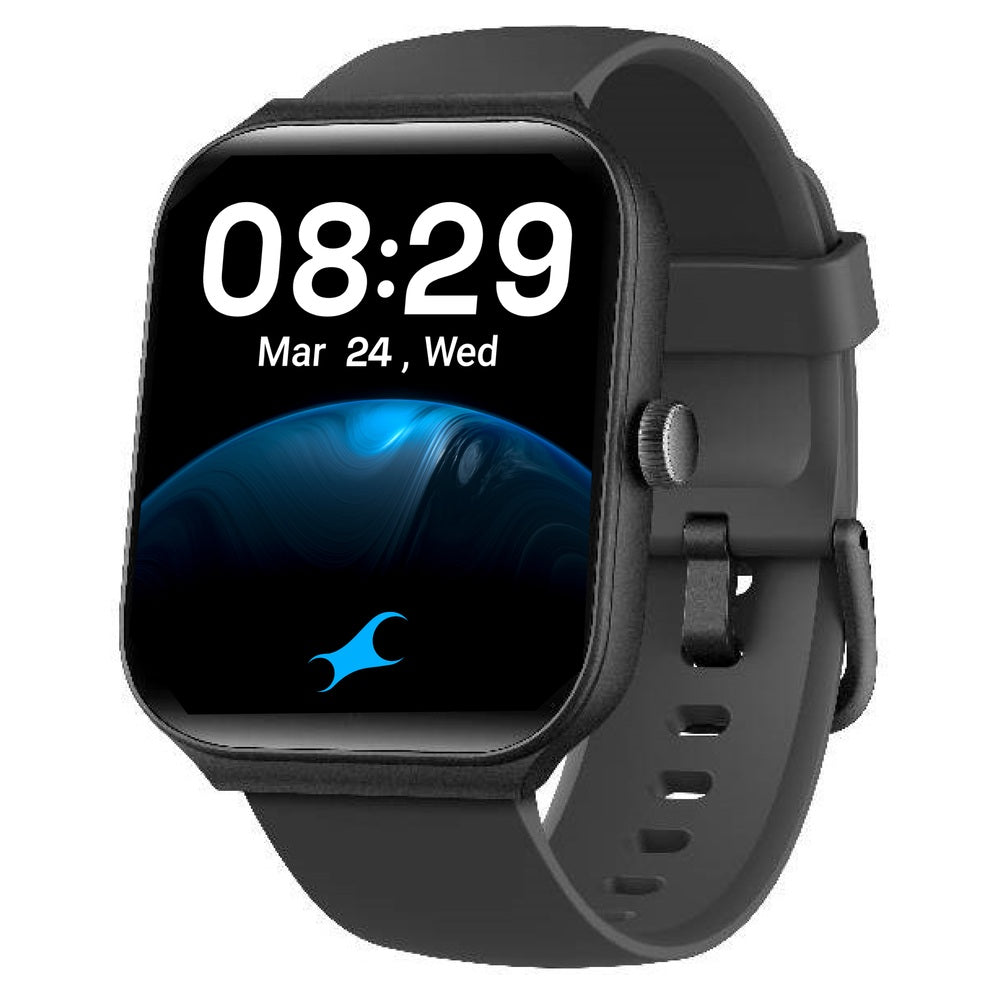 Fastrack Reflex Horizon Black: Màn hình cong UltraVU &amp; Đồng hồ thông minh hỗ trợ Alexa - BẢO HÀNH 12 THÁNG 1 ĐỔI 1