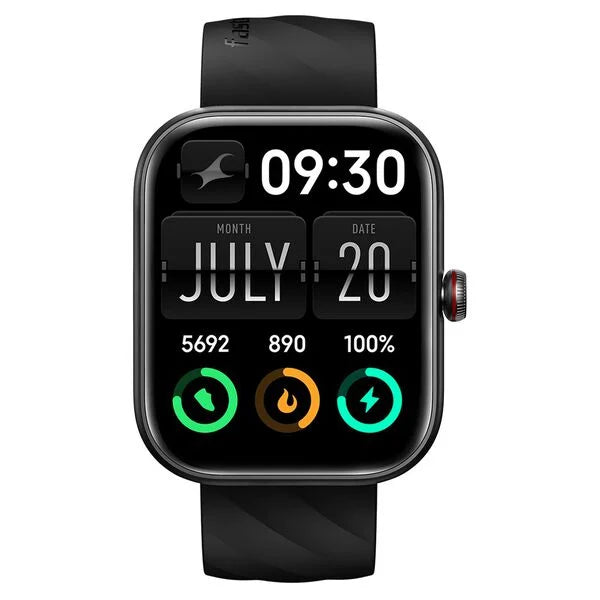 Fastrack Kruz+ 4.85 CM Super HD Display with Functional Crown and Auto Multisport Recognition Smart Watch for Unisex 38104PP01