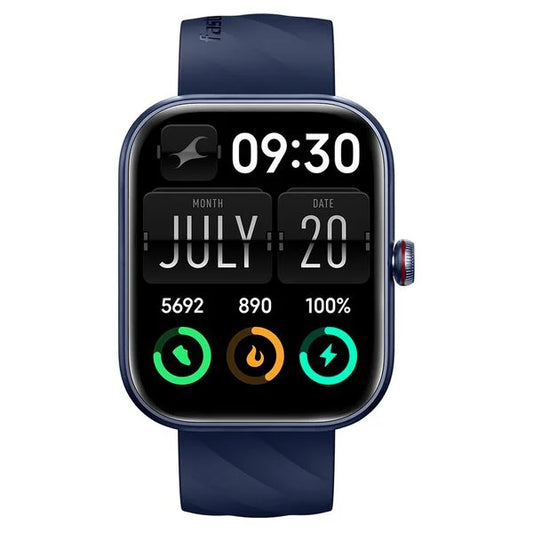 Fastrack Kruz+ 4.85 CM Super HD Display with Functional Crown and SingleSync BT Calling Smart Watch for Unisex 38104PP04