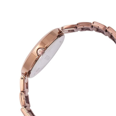 Titan Fashion Brown Dial Stainless Steel Analog Watch for Women