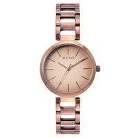 Titan Fashion Brown Dial Stainless Steel Analog Watch for Women