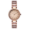 Titan Fashion Brown Dial Stainless Steel Analog Watch for Women