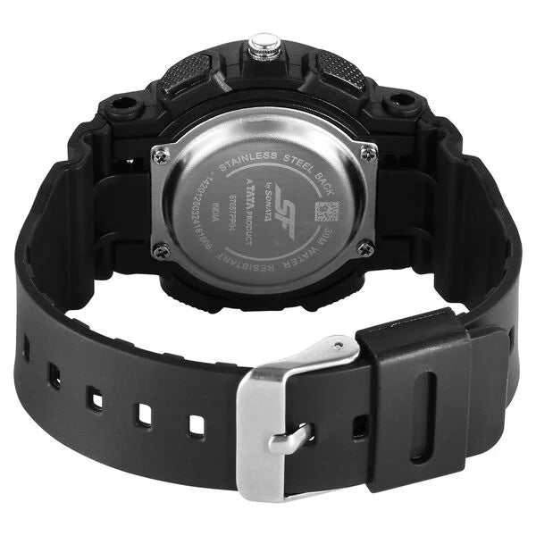 SF Striking Black & Gold Gear Unisex Watch - Unique Aesthetic with Robust Performance 87057PP04