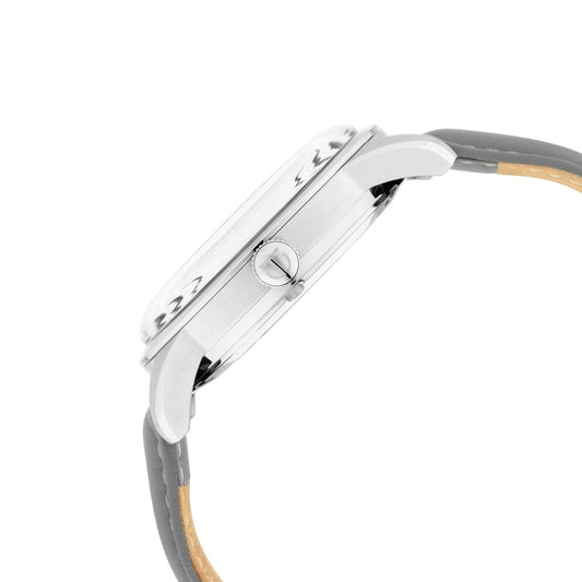 Titan Automatics Grey Dial Automatic Leather Strap Watch for Men