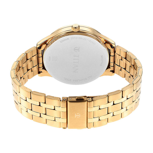 Titan Opulent III Green Dial Multi Stainless Steel Strap watch for Men