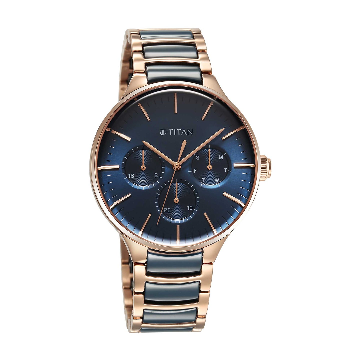 Đồng hồ Nam TITAN Null dây thép không gỉ mặt màu nâu - 90148KD04