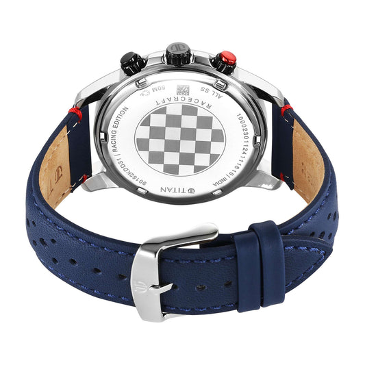Titan Men Race Craft Stainless Steel Round Shape Watches(90152KL01)