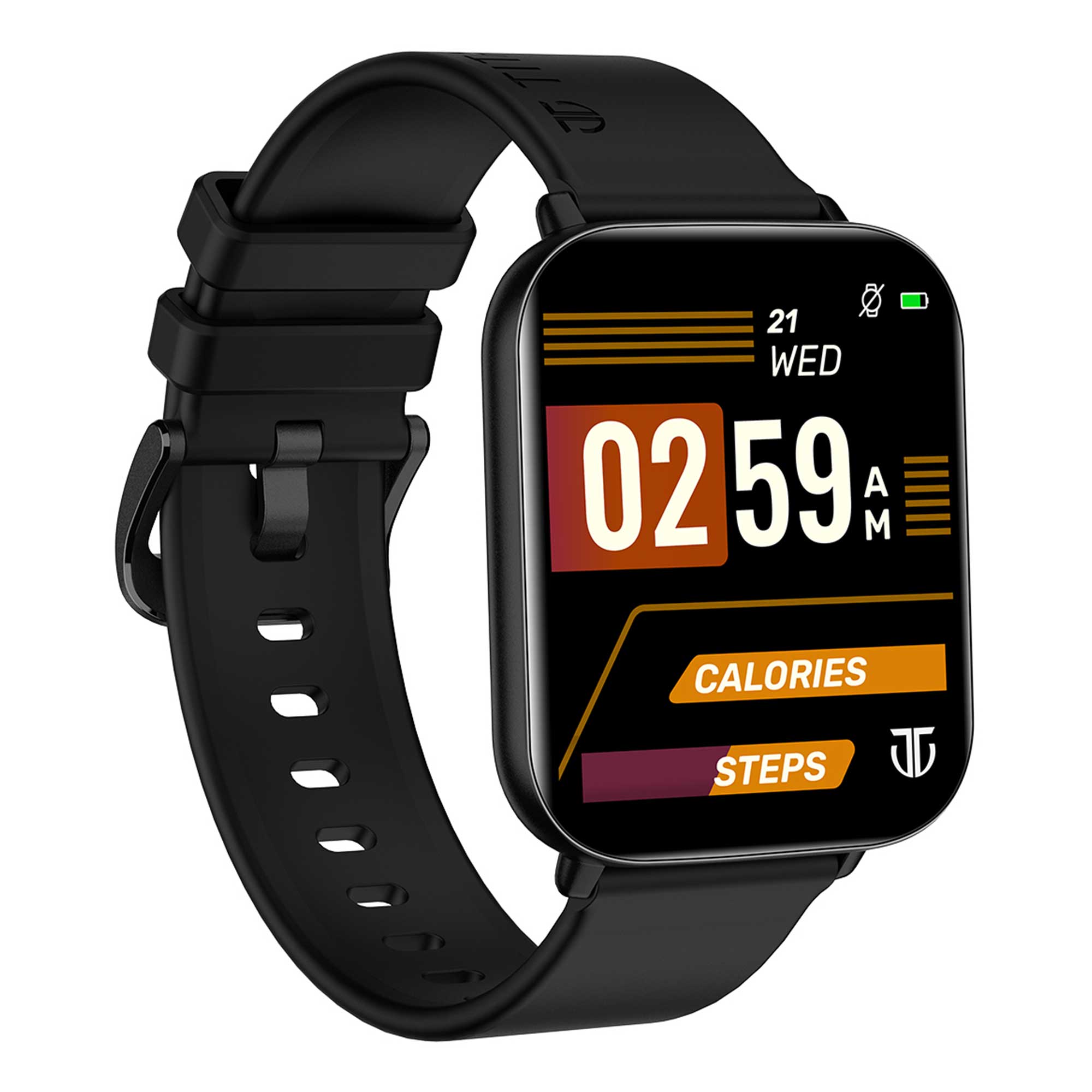 Đồng hồ thông minh Titan Smart 2 mặt đen dây đeo silicon dành cho cả nam và nữ