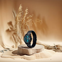 Titan Classic Distincta Green Dial Analog with Date Stainless Steel Strap Watch for Men