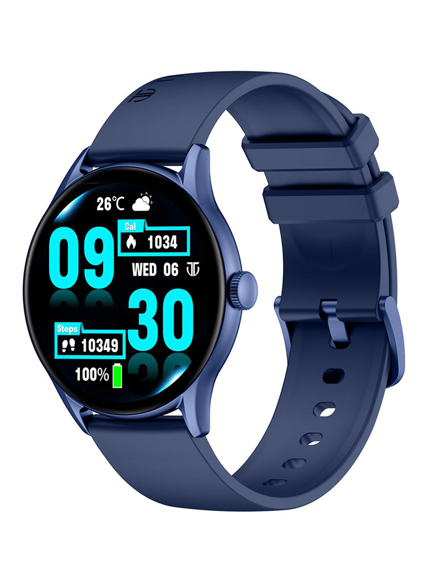 Titan Evoke Blue: Màn hình AMOLED sáng và đồng hồ thông minh chống nước 90172AP02