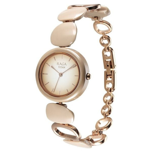 Titan Raga Ceramics Upgrades Strap Material Ceramic Dial Colour Brown 95146KD06