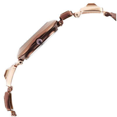 Titan Raga Love All Brown Dial Analog Metal Strap watch for WoMen