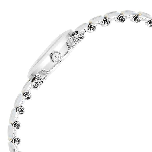 Đồng hồ Nữ TITAN Titan Raga Silver Quartz Analog Mother Of Pearl Dial Sterling Silver Metal Strap And Case Watch For Women dây thép không gỉ mặt màu xà cừ - 95219VM01