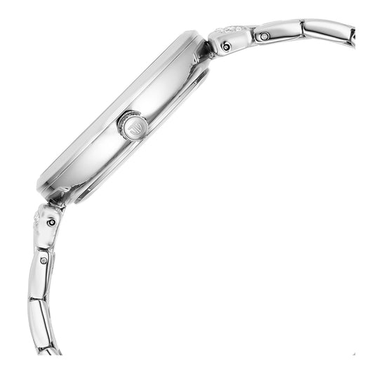 Titan Purple Style Up Quartz Analog Mother Of Pearl Dial Stainless Steel Strap Watch for Women