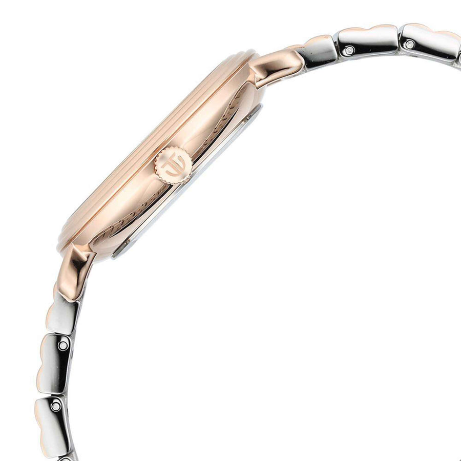 Đồng hồ Nữ TITAN Titan Aura Quartz Analog Silver Dial Stainless Steel Strap Watch for Women dây thép không gỉ mặt màu bạc - 95244KM01