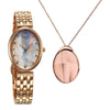 Đồng hồ Nữ TITAN Titan Raga Memoirs Quartz Analog Mother Of Pearl Dial With Rose Gold Metal Strap Watch For Women dây thép không gỉ mặt màu ngọc trai - 95258WM01