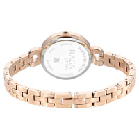 Đồng hồ Nữ TITAN Titan Raga Showstopper Quartz Analog White Dial Metal Strap Watch for Women dây thép không gỉ mặt màu trắng - 95278WM01