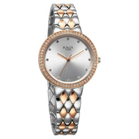 Đồng hồ Nữ TITAN Titan Raga Showstopper Quartz Analog Silver Dial Metal Strap Watch for Women dây thép không gỉ mặt màu bạc - 95282KM01