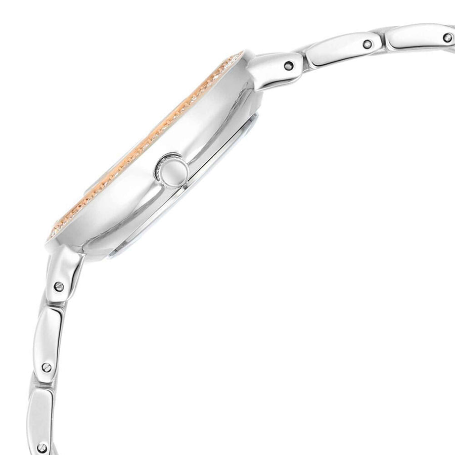 Đồng hồ Nữ TITAN Titan Raga Showstopper Quartz Analog Silver Dial Metal Strap Watch for Women dây thép không gỉ mặt màu bạc - 95282KM01