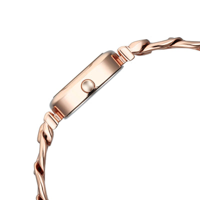 Đồng hồ Nữ TITAN RAGA dây thép không gỉ mặt màu vàng hồng - 95302WM01