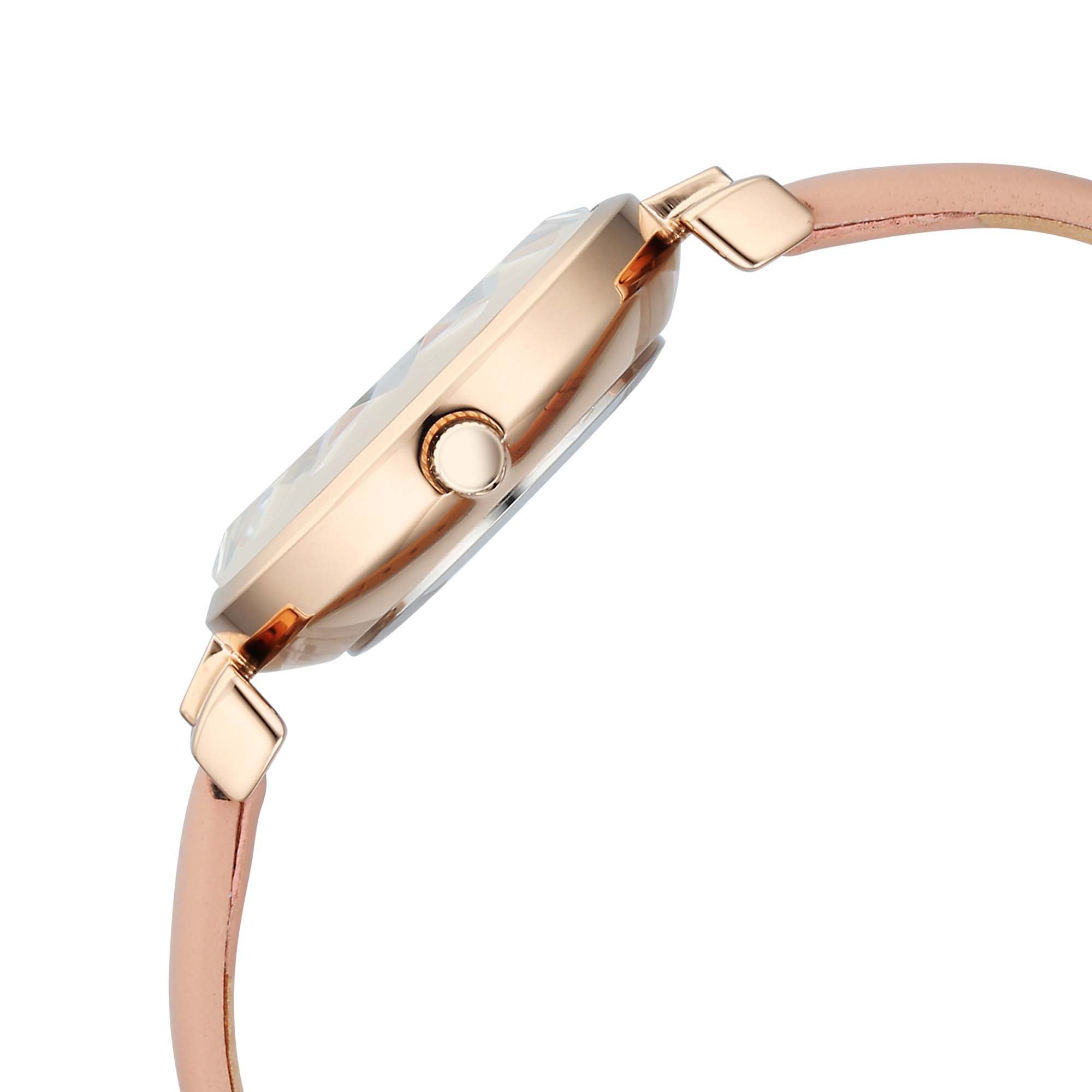 Titan Raga Showstopper 2.0 Strap Material Leather Dial Colour Mother Of Pearl 95308WL01